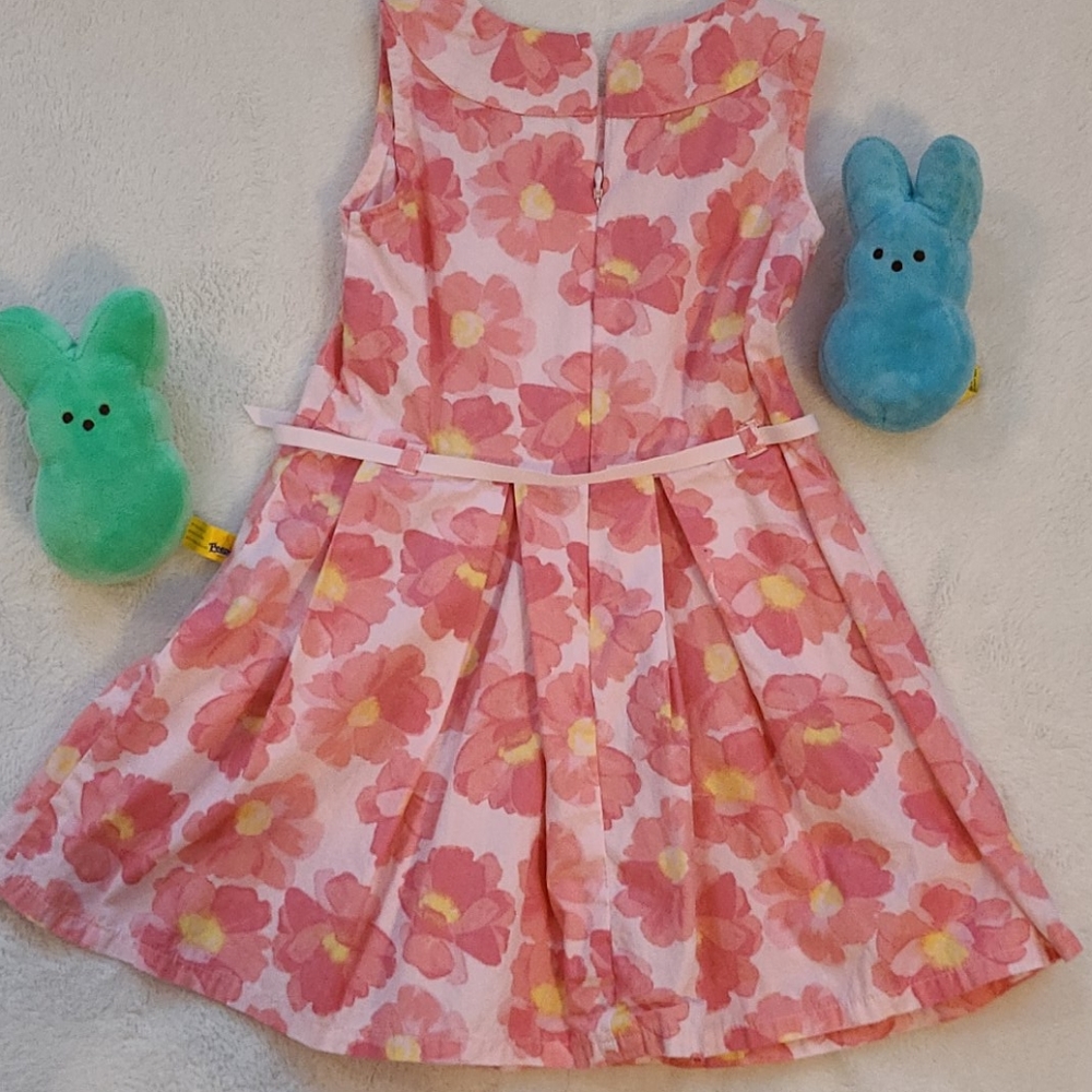Girl's Gymboree Spring Floral Dress Size 5 Pink 🐰 - Picture 5 of 6